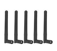 Antena omnidireccional de Munefe, Antena 5pcs, 2,4 g de plegamiento SMA Kit de Conjunto de Cabezal Masculino para monitoreo inalámbrico, WiFi, módulo Bluetooth