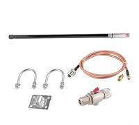 Antena para helio Hotspot Miner HNT 12dBi para solución LoRa con cubierta de fibra de vidrio y cable coaxial RG142 de baja pérdida