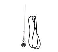 Antena para Radio, 18.5 Universal Car Roof Mud Flaps AM FM Aerial de Carro 18.5inch Automotive Antennas, Oldtimer Auto Antenne Antena 180°Swivel AM FM Assembly Silver 18.5