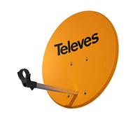 Antena Parabólica Televes 630 de Aluminio Naranja