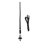 Antena Pasiva de Radio de Coche, Amplificador Integrado de Goma Suave, Mástil Flexible, Antena Estéreo FM Am para Barco, Coche, Caravana, Autocaravana, ATV, UTV, Tractor,