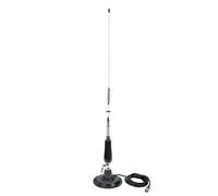 Antena plegable CB PNI LED 850 con base magnética de 145 mm, 85 cm de largo, 26-28 MHz, 300 W, se ilumina durante la transmisión, tipo rosca PL, sin accesorios
