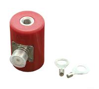 Antena portátil de onda corta, base de antena M10, kit de base de antena de onda corta, para mejorar la recepción de onda corta para ondas cortas (base roja)