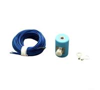 Antena portátil de onda corta, base de antena M10, kit de base de antena de onda corta, para recepción mejorada de onda corta para ondas cortas (azul + cuadrícula)