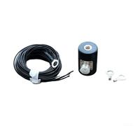Antena portátil de onda corta, base de antena M10, kit de base de antena de onda corta, para recepción mejorada de onda corta para ondas cortas (negro + rejilla)