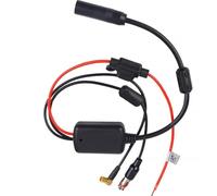 Antena Radio Coche Antenas para vehículos Adaptador de Cable Divisor de Antena Dab+FM+para Coche, Amplificador de señal de Radio FM/Am de 12 V