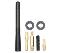 Antena Radio Coche Antenas para vehículos Antena de 12 cm Compatible con Ford Focus 2 y 3, Fiesta, Mazda 3, 5 y 6, Peugeot y Toyota Auris.(Black)