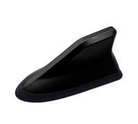 Antena Radio Coche Antenas para vehículos Antena de Techo Universal con Aspecto de Fibra de Carbono, Tipo Aleta de tiburón, para Radio de Coche, Amplificador de señal Am/FM.(Black)
