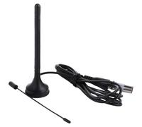 Antena Radio FM/Dab Interior Universal para Equipos Estéreo | Base Magnética y Cable Extensible 3m para Instalación Flexible y Óptima