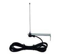 Antena receptora estandar sintonizada 433Mhz-868Mhz para mejorar alcance de señal de mandos de garaje compatible con cualquier receptor o central de control, con base y 4,5 metros de cable coaxial