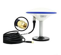 Antena receptora GNSS profesional con múltiples constelaciones GPS GLONASS BDS para galileo amplificador de bajo ruido para estación base CORS, soporte de vehículo de encuesta de 170 mm (cable TNC-SMA