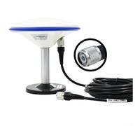 Antena receptora GNSS profesional con múltiples constelaciones GPS GLONASS BDS para galileo amplificador de bajo ruido para estación base CORS, soporte de vehículo de encuesta de 170 mm (cable TNC-TNC