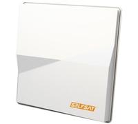 Antena Satélite Flat Home (LNB Simple) - SELFSAT