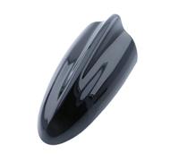 Antena Super Shark Fin Universal FM/Am para Coche, Compatible con Fiat Bravo, Panda, Stilo y Croma. Antena automotriz Antenas para vehículos(Pearl Black)