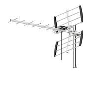 Antena TDT Exterior para TV - Recepción 360° Compatible con Smart TV y DVB-T2 - Resolución 4K/HD - Impermeable y Resistente - Cable Coaxial de 10 m Incluido
