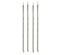 Antena telescópica 4 piezas 5.6M/18.4FT Antena de onda corta de radio jamón 14 secciones Antena de látigo de acero inoxidable reforzado para radio aficionada Antena de antena DIY con M10