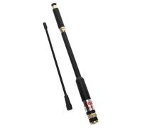 Antena telescópica BNC VHF UHF AL800 Alta Calidad para Radio Portátil Bidireccional Kenwood TK-208 TK-308 para Walkie Talkie Icom IC-V85