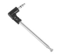Antena telescópica de 4 piezas de 9,8" para radio AM/FM con conector de 3,5 mm