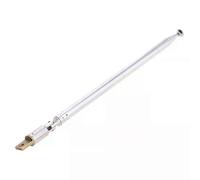 Antena telescópica de acero inoxidable de 50 cm y 20 pulgadas, 6 secciones, de repuesto para radio FM,