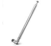 Antena telescópica de Repuesto de 120 cm, Conector F Dab FM, Radio FM Am, Audio para Coche