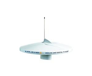 Antena TV DVB-T2 - GLOMEX - V9125AGCU/DAB20 - TV/DAB/FM - Amplificador de coche - Impermeable