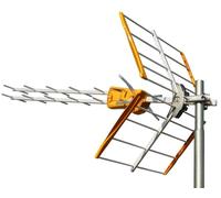 Antena UHF con Alta Ganancia y Resistencia a la Intemperie, Ideal para Mejorar la recepción de señales de televisión.