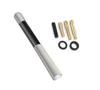 Antena Universal de Fibra de Carbono para Coche, Antena Corta de Repuesto Compatible con BMW, Honda y Toyota. Recepción(D)