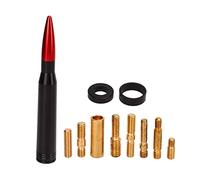 Antena Universal para Camión, Mástil de Antena de Calibre 50, Reemplazo de Antena Universal para Camión de Aluminio Billet 6061 para (Rojo)