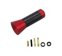 Antena Universal para Coche, señal de 3,5 cm, Fibra de Carbono, Radio de Techo, Antena Corta, Mini FM/Am, Accesorios para Coche(Red)