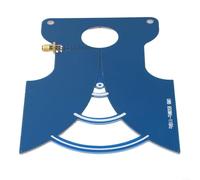 Antena UWB de 420 MHz a 10 GHz con conector hembra diseñada para aplicaciones de comunicación y posicionamiento