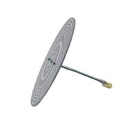 Antena UWB de polarización circular de 950 MHz a 7 GHz, LHCP, banda ultra ancha, conector SMA de alta ganancia de 6 a 7 dBi