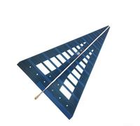 Antena UWB, registro periódico de banda ancha de 500 MHz-7.5 GHz para RF EMC dirección de prueba encontrar material FR4 de análisis de espectro, azul