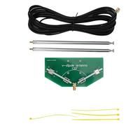 Antena V Dipolo Radiofrecuencia 78M 1 GHz Aceptador Interior Universal Antena aérea FM telescópica de Alto Rendimiento para Sistemas de Radio estéreo domésticos con Material PCB y