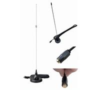 Antena VHF Magnética con Conector SMA Macho para Garmin Alpha 100, Alpha 200, Alpha 300, Alpha 50, Astro 320, Astro 220, GPS eSEEK y Emisoras Portátiles