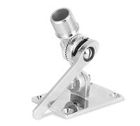 Antena VHF Marino Acero Inoxidable Soporte de Montaje Ajustable Base para Talkie Walkie Antena de Comunicación Marítima Soporte Robusto y Duradero