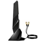 Antena WiFi 6 6E Tri-Band 2.4GHz 5GHz 6GHz Base magnética Conector RP-SMA Antena WiFi para PC de escritorio Asus Rog Strix Gigabyte Aorus Gaming Tarjeta base WiFi Slinkdsco
