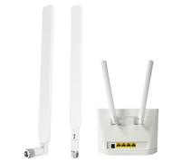 Antena WiFi, Antenna 4G LTE SMA Maschio Bianca 10dBi, Doble Banda WiFi para PC 700-960MHz 10DBI para Enrutador Tarjeta de Red Inalámbrica Adaptador Cámara IP de Seguridad Monitor