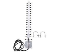 Antena WiFi Direccional Yagi de 25 Dbi para Red, Rp-SMA | Aleación de Aluminio y Abs, 150cm de Cable, 2400-2500 Mhz, Montaje Interior