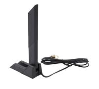 Antena WiFi eterna, 12dBi Tri Band SMA WiFi Antena 2.4G 5.8G 6G Cable de extensión WiFi con Base magnética para enrutador Tarjeta inalámbrica Ap