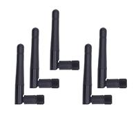 Antena WiFi Externa 2.4G Alta Ganancia 4DBI SMA Rosca Hembra Pin Interior Fuerte Amplificador de Señal para Monitoreo Inalámbrico Hogar Inteligente WiFi Módulo BT Material ABS