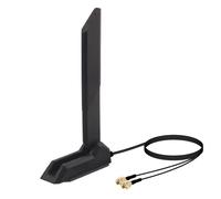 Antena WiFi externa tribanda Wifi6E de alta ganancia de 12 DBi, longitud de 2400/2500-5150/5850-6000 MHz, tipo SMA, para PC