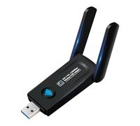 Antena WiFi PC,Antena inalámbrica PC,Piezas de PC - Tarjeta WiFi PC de alta velocidad, adaptador inalámbrico de PC, adaptador inalámbrico de conectividad Plug and Play transparente para PC, mejora el