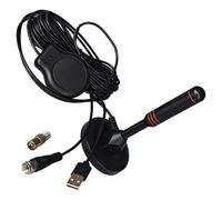Antenas de TV digital para interiores, recepción 4K 1080P, rangos de 35 millas, señales omnidireccionales, altas ganancias, 25 dBi para televisores más inteligentes, antenas de interior