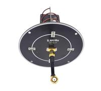 Antenas helicoidales polarizadas circularmente izquierda y derecha de 2.4 GHz para mejorar las señales en fotografía y antenas polarizadas circularmente controladas a distancia