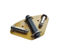 Antenas para exteriores, placa de montaje de metal de alta resistencia, trípodes, puerto roscado, fácil de usar para configuraciones de radio estables, antenas compactas de onda corta para