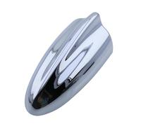 Antenas para vehículos Antena de Coche Antena Super Shark Fin Universal FM/Am para Coche, Compatible con Fiat Bravo, Panda, Stilo y Croma.(Chrome)