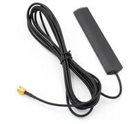 Antenas para vehículos Antena para Coche Dab+ con Adaptador de Conector SMA para Radio, camión, Barco y Autocaravana. Dispositivo para Mejorar la señal. Cable de 1,5 Metros. Antena Radio Coche