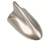 Antenas para vehículos Cubierta Adhesiva Decorativa Tipo Aleta de tiburón para Antena de Techo, Estilo Fibra, Compatible con BMW, Honda y Toyota. Antena de Coche(Golden Color)