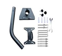 Antenna Mounting Bracket, Roof Antenna Bracket, Outdoor Antenna Mount, Wall Antenna Bracket with J Pipe Mount for TV Antenna Installation in Work Areas, Homes, Roofs, and Outdoor Environments