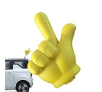 Antenna Toppers Hand Gesture - Car Antenna Cover Topper, Quirky Novelty Aerial Sign Indicator, Weatherproof Foam Topper | Universal Vehicle Styling Finial For Roof Workplace Tractor RV Most Vehic